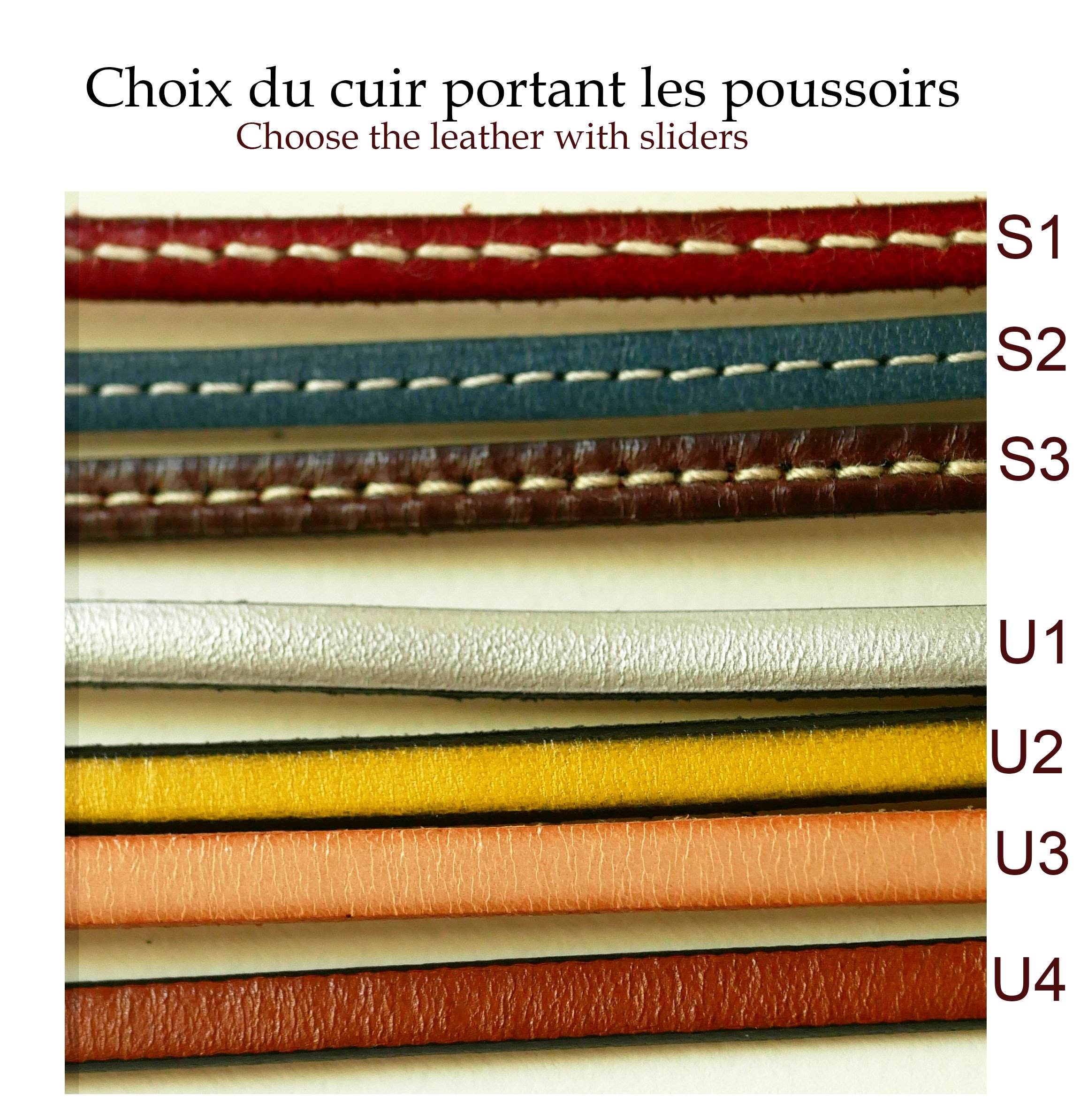 Woman's gold-plated Twist leather duo bracelet 