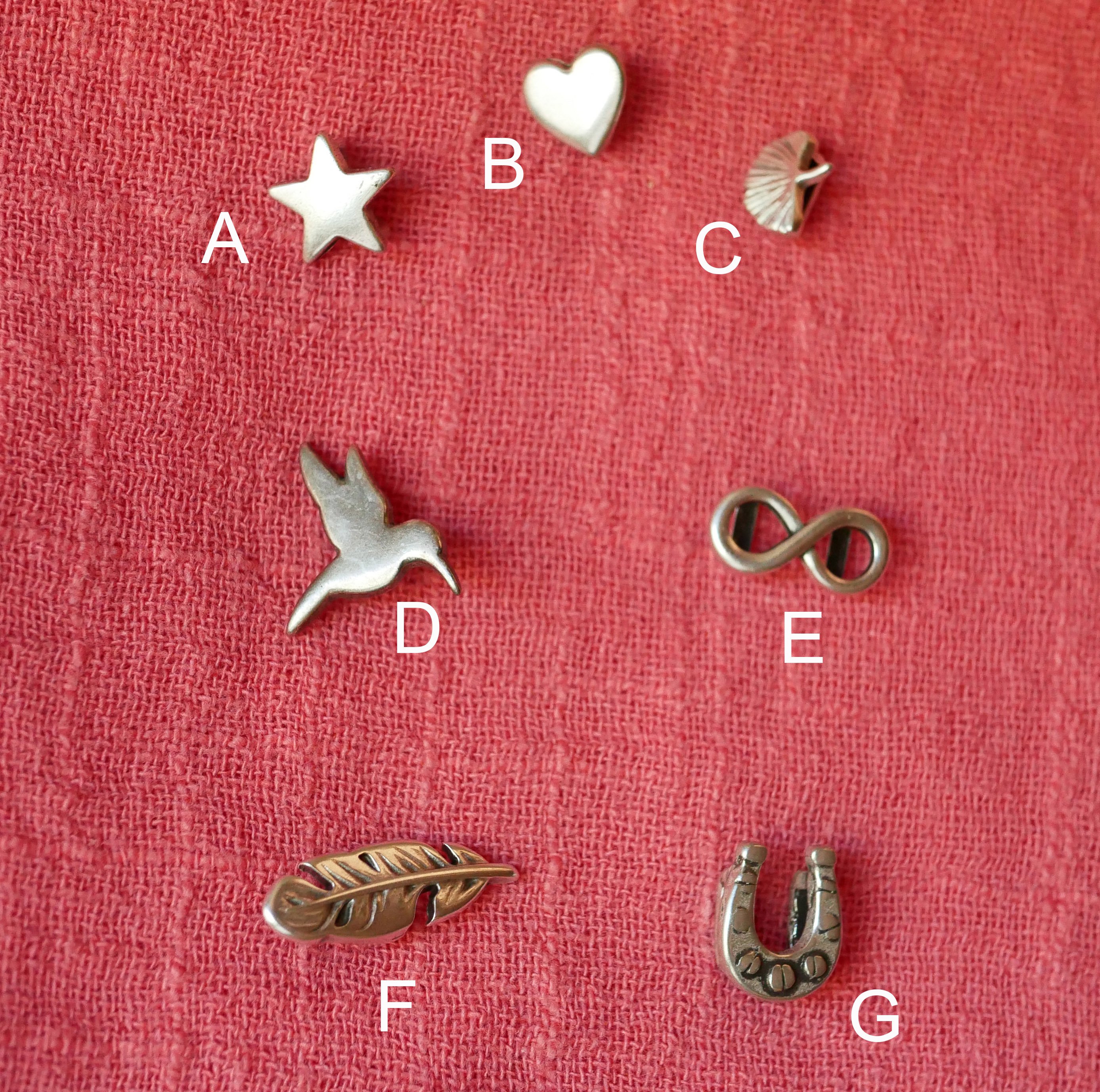 Fuchsia leather cuff bracelet with 2 silver-plated loops