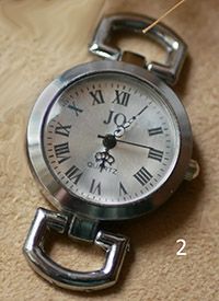 2-Silver dial, curved glass (+ 1.50 €)